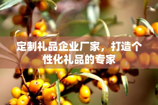 定制礼品企业厂家，打造个性化礼品的专家